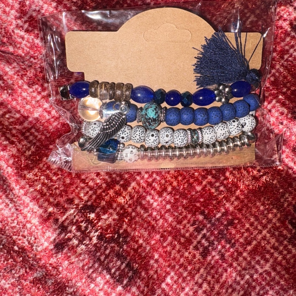 Bohemian Stretch Beaded Bracelets - Picture 5 of 5